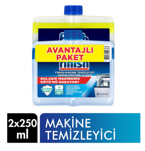 FINISH MACHINE CLEANER 250 ML + 250 ML*8