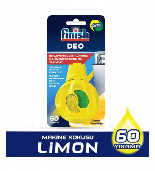 FINISH DEO SINGLE 60 WASHES. MACHINE FRAGRANCE. LEMON SCENTED*10