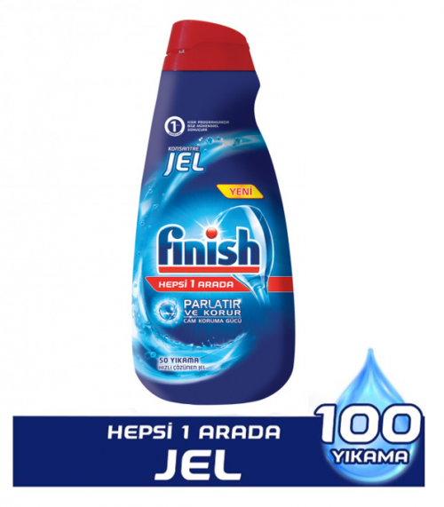 FINISH ALL IN ONE GEL 1000 ML*5