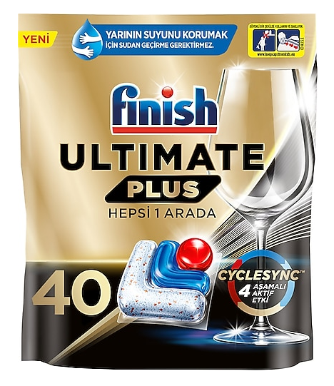 FINISH TABLET ULTIMATE PLUS 40 PCS *6