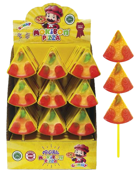 MOKIBON (KS049) 25 GR PIZZA SOFT CANDY*24