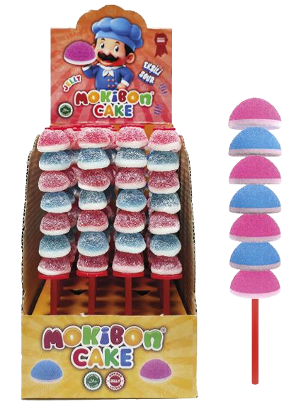 MOKIBON (KS045) 20 GR POMPOM CAKE SOFT CANDY*24