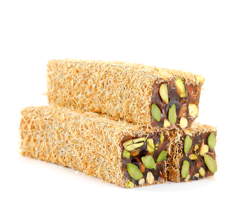 SAFKAR (F006) KADAYIF HONEY PISTACHIO WEDGE LOKUM 5 KG*1