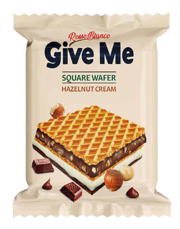 ROSSO BIANCO GIVE ME 30 GR HAZELNUT WAFER*24