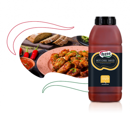 TOCCO 2200 GR HOT CHILI SAUCE*6