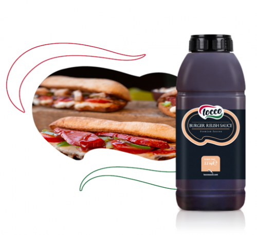 TOCCO 2200 GR BURGER RELISH*6