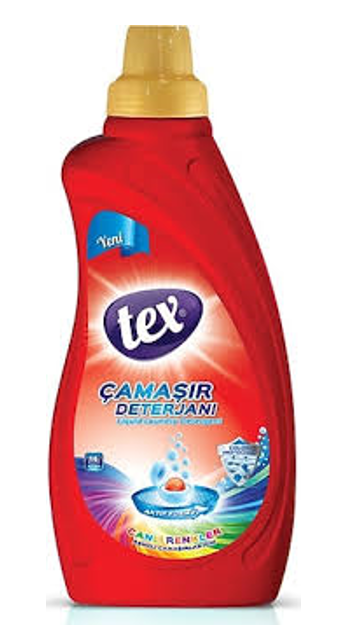 TEX LIQUID LAUNDRY DETERGENT 1 KG VIBRANT COLORS*12
