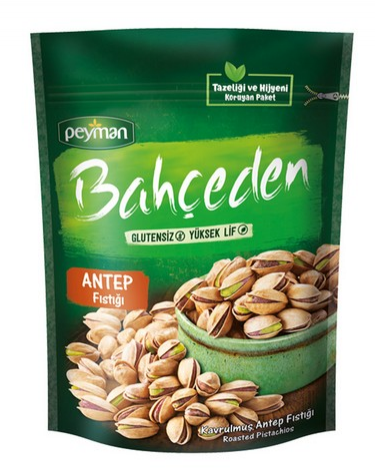 PEYMAN BAHÇEDEN 110 GR ROASTED ANTEP PISTACHIOS*16