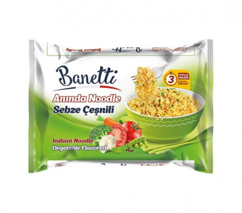 BANETTI NOODLE 75 GR VEGETABLE SEASONING PACK*40