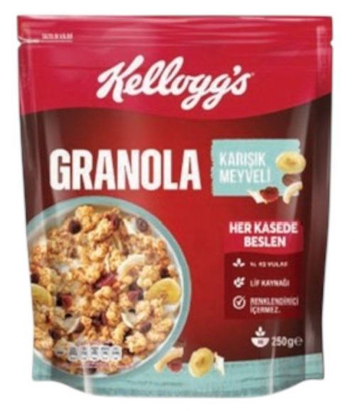 KELLOGGS (274135) GRANOLA WITH MIXED FRUITS 250 GR*6