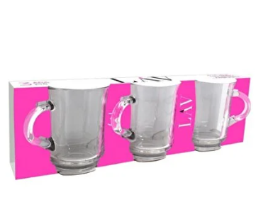 LAV BEVERAGE GLASS 3 PCS (ADA 415A)*16