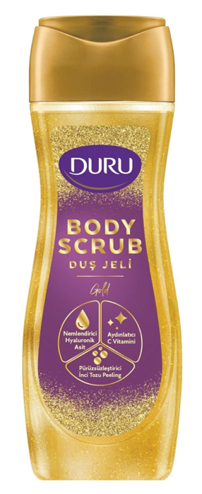 DURU SHOWER GEL 450 ML SCRUB GOLD*12