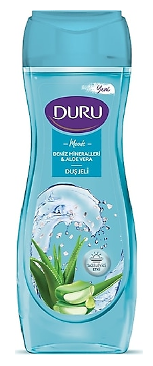 DURU SHOWER GEL 450 ML MOODS SEA MINE & ALOE VERA*12