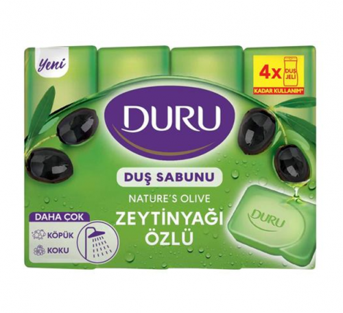 DURU SHOWER SOAP 4x150 GR OLIVE OIL*18