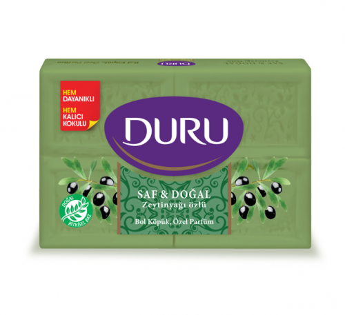DURU SOAP 600 GR PURE & NATURAL OLIVE OIL*15