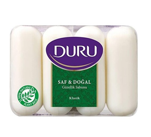DURU BEAUTY SOAP 4x70 GR PURE & NATURAL CLASSIC*24