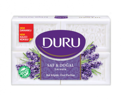 DURU SOAP 600 GR PURE & NATURAL LAVENDER*15
