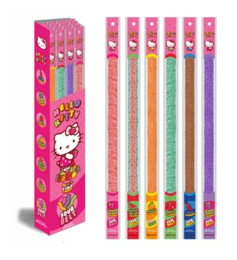 Lollibons 15 gr Hello Kitty. Mixed. Sour Strips. Candy*60
