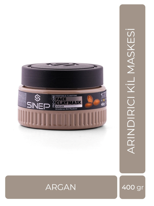 SINEP 400 ML CLAY MASK ARGAN*24
