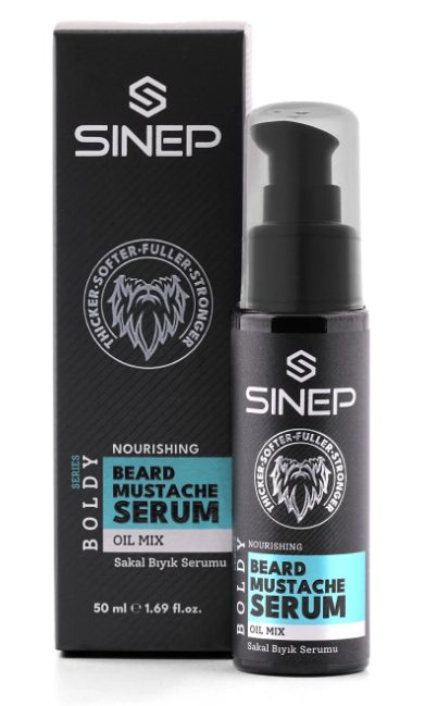 SINEP 50 ML BEARD & MUSTACHE SERUM OIL MIX*96