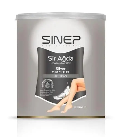 SINEP 800 ML WAX CANNED SILVER*12