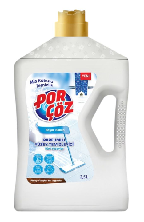 PORÇÖZ SURFACE CLEANER 2.5 LT WHITE SOAP*6
