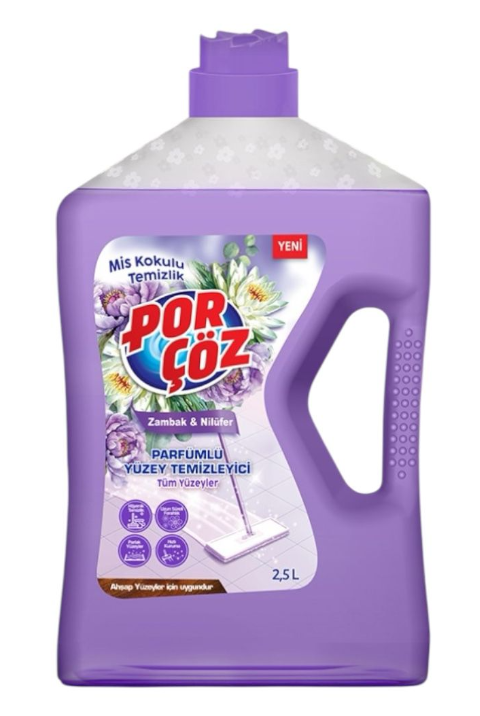 PORÇÖZ SURFACE CLEANER 2.5 LT LILY OF WATER LILY*6