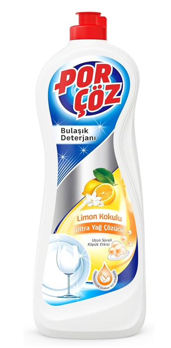 PORÇÖZ 675 ML SIVI BULAŞIK DETERJANI LİMON*16
