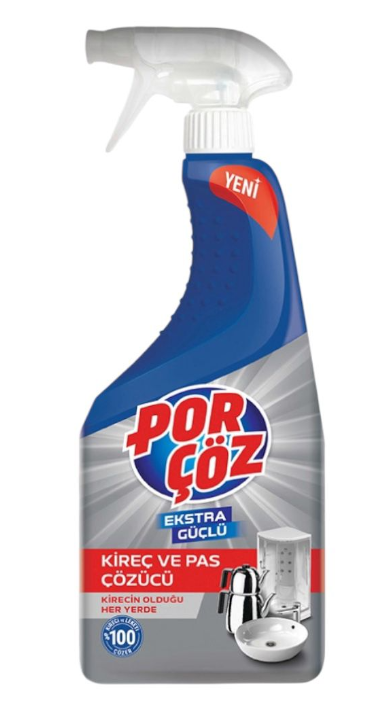 PORÇÖZ 750 ML KİREÇ ÇÖZÜCÜ SPREY*12