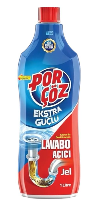 PORÇÖZ LAVABO AÇICI JEL 1000 ML*18