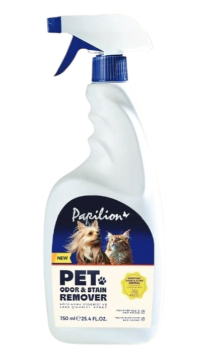 PAPİLİON 750 ML KEDİ & KÖPEK LEKE VE KOKU ÇIK.*12