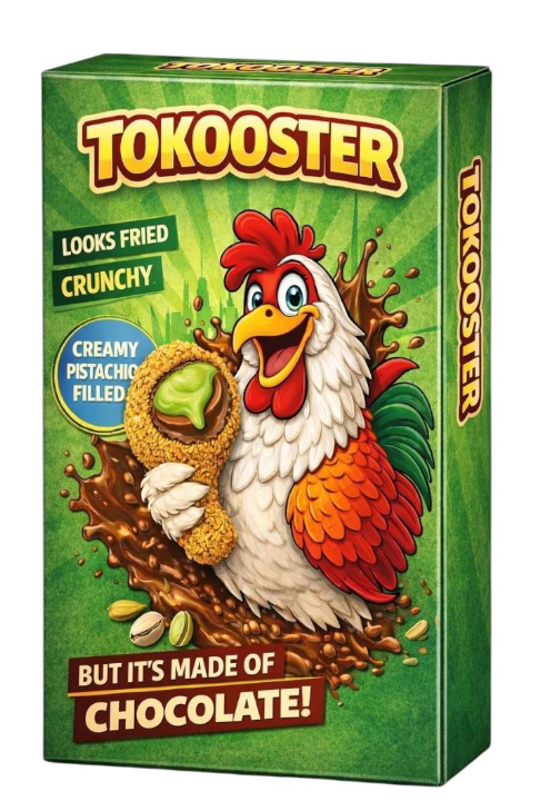 TOKOOSTER 60 г шоколада с фисташками*20