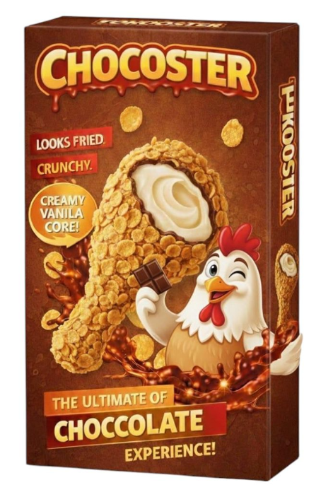 CHOCOSTER 60 ГР ВАНИЛЬНЫЙ КРЕМ ШОКОЛАД*20