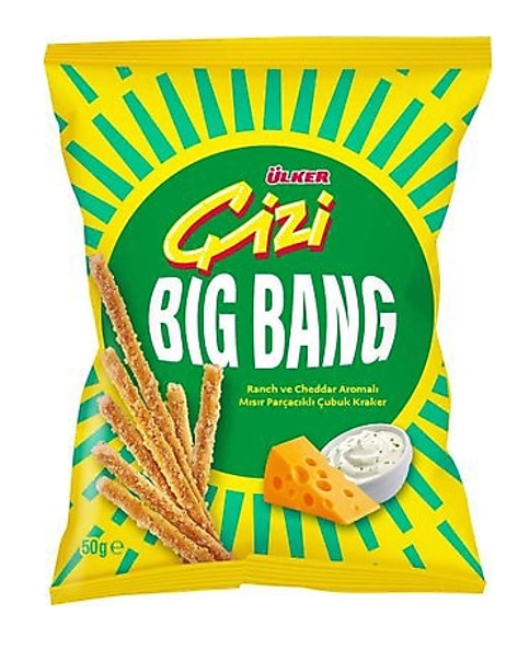 ÜLKER (9409)ÇİZİ BIG MIS PEY ÇUB RAN&CH 50 GR*15