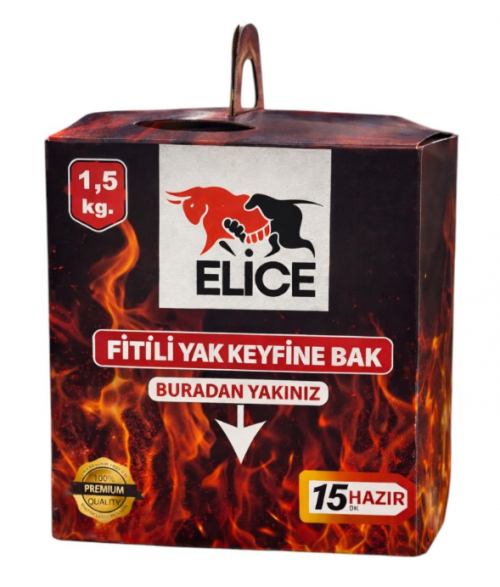 ELICE PRACTICAL BARBECUE CHARCOAL 1.5 KG*1