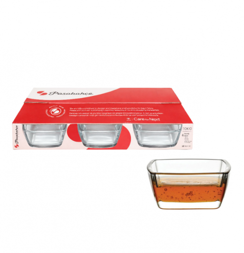 (53682) PAŞABAHÇE TOKIO SQUARE BOWL SET 6 PCS *8