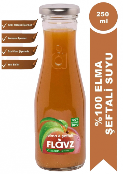 FLAVZ 250 ML 100% PEACH JUICE*8
