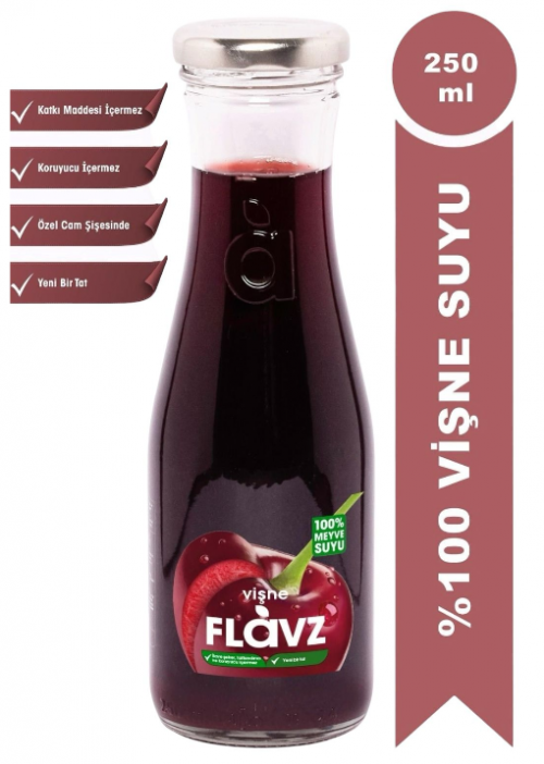 FLAVZ 250 ML 100% CHERRY JUICE*8