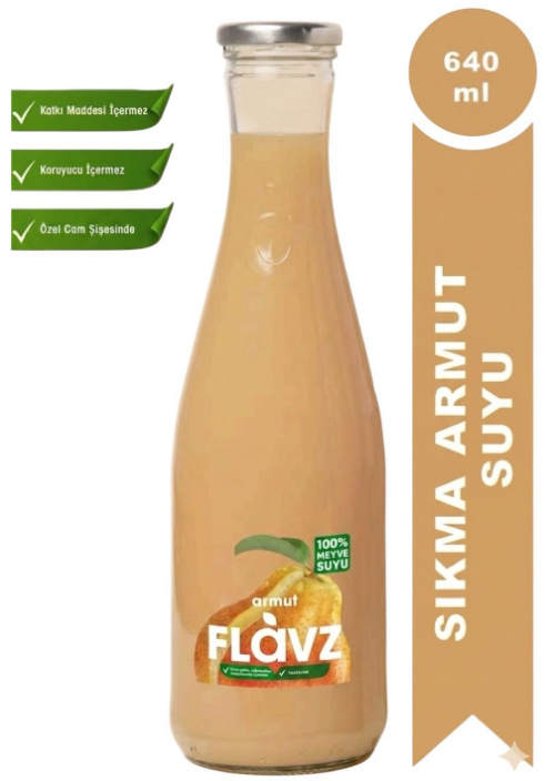 FLAVZ 640 ML EXTRACTED 100% PEAR JUICE*6