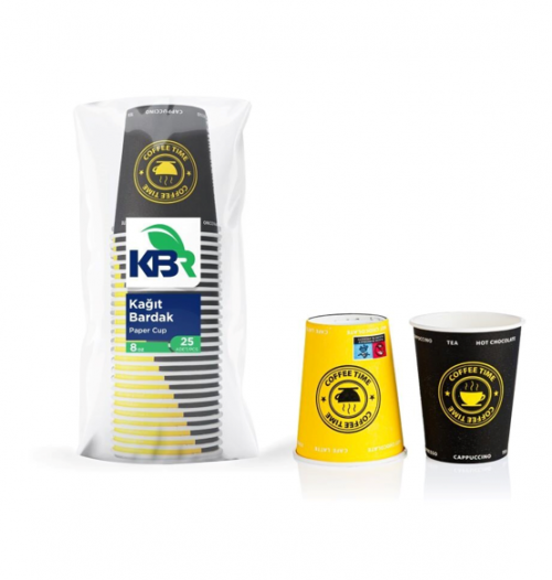 KBR (KPK-007) 25-Piece Set of 8 Paper Cups*12