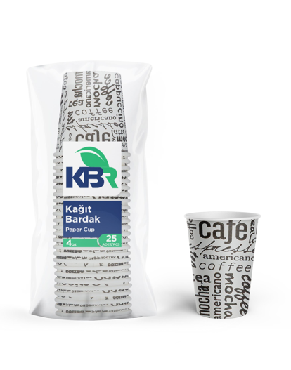 KBR (KPK-004) 4 x 25 Paper Cups*40