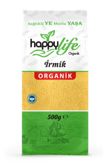 H.LİFE 500 GR ORGANIC SEMOLINA *12