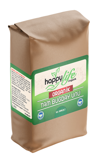H.LIFE 1000 GR ORGANIC WHOLE WHEAT FLOUR*12