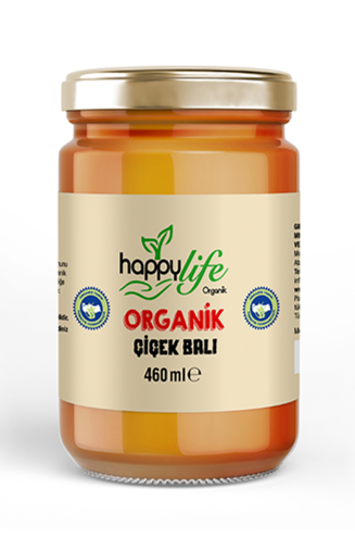H.LİFE 460 GR ORGANIC FLOWER HONEY*12