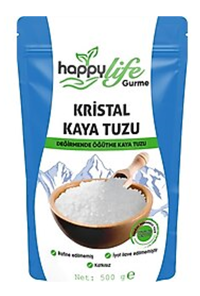 H.LİFE 500 GR ROCK SALT (CRYSTAL)*12