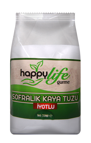 H.LIFE 750 GR ROCK SALT TABLE SALT*12