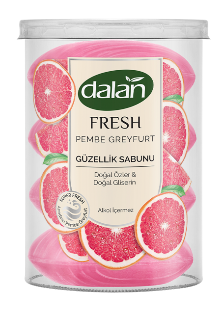DALAN FRESH&MINERALS PVC 4x110GR PEMBE GREYFURT*16