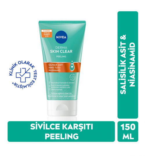 NIVEA 150 мл DERMA SKIN CLEAR АНТИ-АКНЕ ПИЛИНГ*12