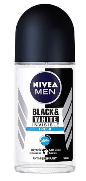 NİVEA ROLL-ON 50 ML MEN B&W FRESH*1