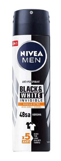 NİVEA DEO 150 ML MEN B&W ULTİMATE GÜÇLÜ*1